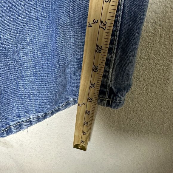 Ariat M5 Denim Jean Pant Men 34x34 Straight Leg Fit Western Distressed Bootcut - Picture 5 of 14